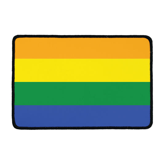 LGBT Pride Rainbow Flag Print Kitchen Mat