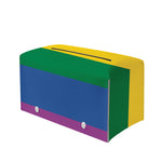 LGBT Pride Rainbow Flag Print Leather Tissue Box Cover