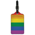 LGBT Pride Rainbow Flag Print Luggage Tag