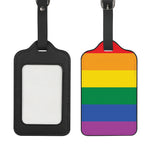 LGBT Pride Rainbow Flag Print Luggage Tag