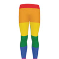 LGBT Pride Rainbow Flag Print Men's Leggings