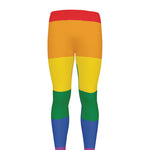 LGBT Pride Rainbow Flag Print Men's leggings
