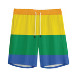 LGBT Pride Rainbow Flag Print Men's Sports Shorts