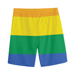 LGBT Pride Rainbow Flag Print Men's Sports Shorts