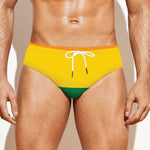 LGBT Pride Rainbow Flag Print Men's Swim Briefs