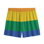 LGBT Pride Rainbow Flag Print Mesh Shorts