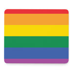 LGBT Pride Rainbow Flag Print Mouse Pad