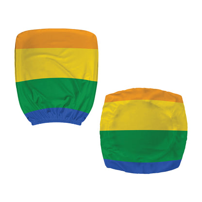 LGBT Pride Rainbow Flag Print Office Chair Cover