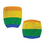 LGBT Pride Rainbow Flag Print Office Chair Cover