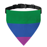 LGBT Pride Rainbow Flag Print Over The Collar Dog Bandana