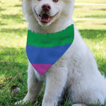 LGBT Pride Rainbow Flag Print Over The Collar Dog Bandana