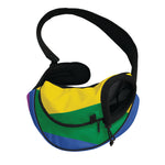 LGBT Pride Rainbow Flag Print Pet Sling Carrier