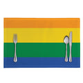LGBT Pride Rainbow Flag Print Placemat