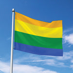 LGBT Pride Rainbow Flag Print Polyester Flag