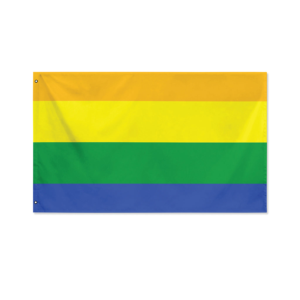 LGBT Pride Rainbow Flag Print Polyester Flag