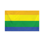 LGBT Pride Rainbow Flag Print Polyester Flag
