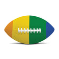 LGBT Pride Rainbow Flag Print Rugby Ball