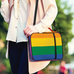 LGBT Pride Rainbow Flag Print Shoulder Strap Bible Bag