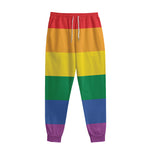 LGBT Pride Rainbow Flag Print Sweatpants