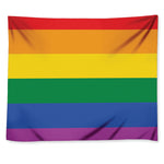 LGBT Pride Rainbow Flag Print Tapestry