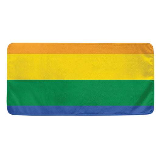 LGBT Pride Rainbow Flag Print Towel