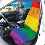 LGBT Pride Rainbow Flag Print Waterproof Car Seat Cover