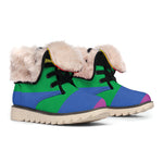 LGBT Pride Rainbow Flag Print Winter Boots