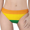 LGBT Pride Rainbow Flag Print Women's Thong