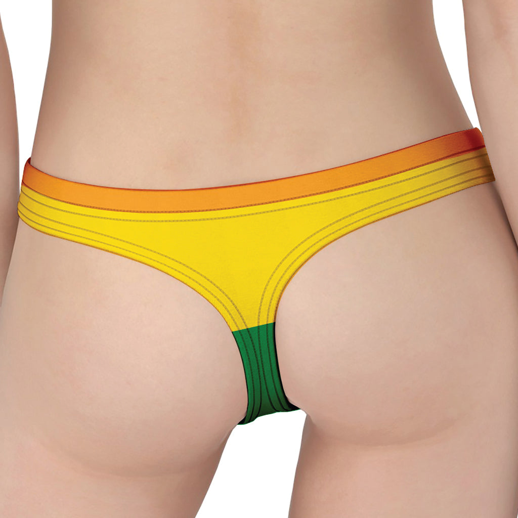 LGBT Pride Rainbow Flag Print Women's Thong