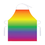LGBT Pride Rainbow Gradient Print Adjustable Apron