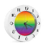 LGBT Pride Rainbow Gradient Print Alarm Clock