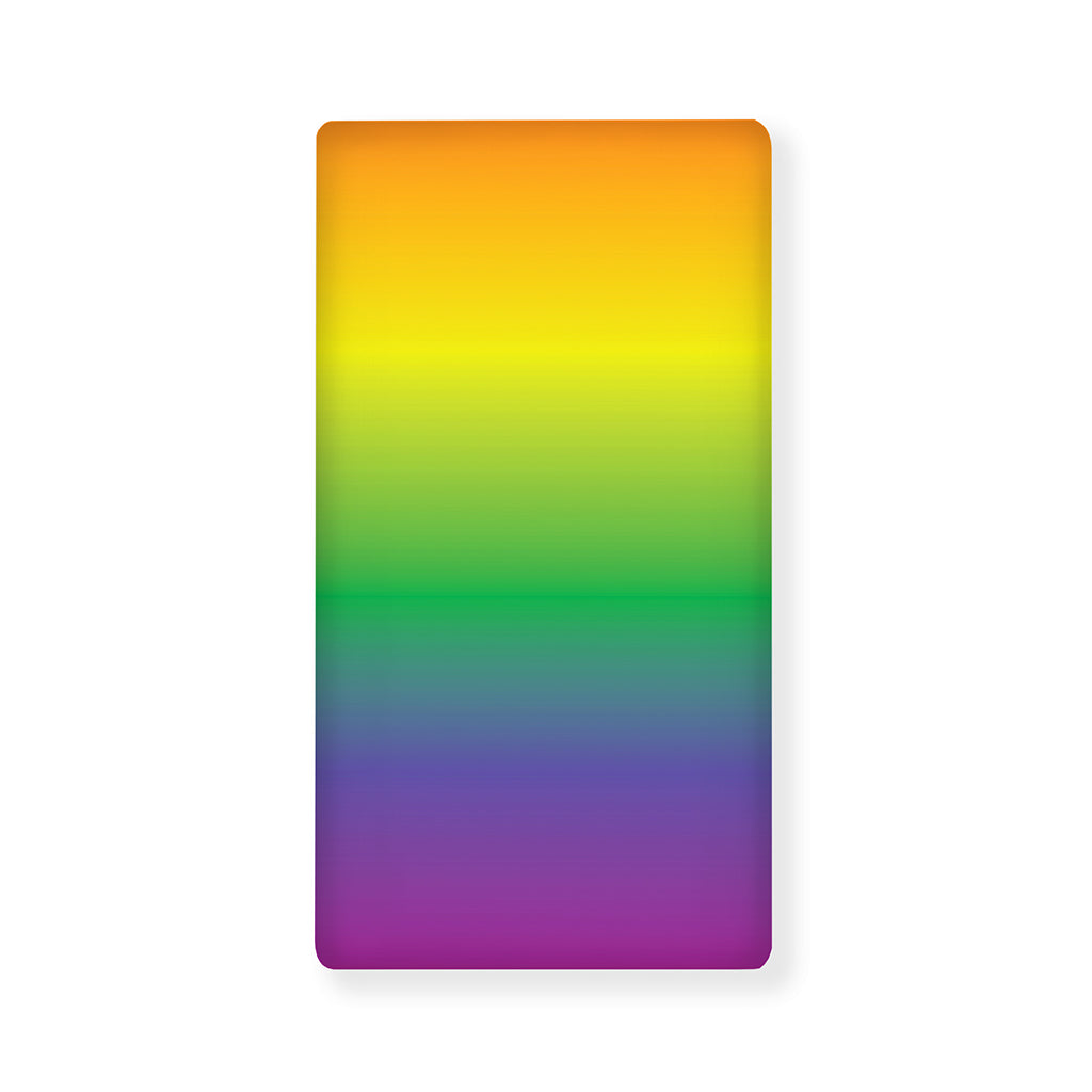 LGBT Pride Rainbow Gradient Print Baby Crib Sheet