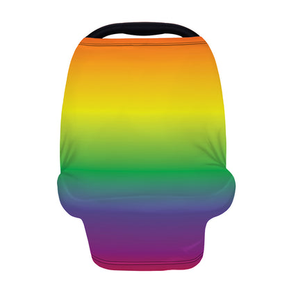 LGBT Pride Rainbow Gradient Print Baby Seat Cover