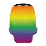 LGBT Pride Rainbow Gradient Print Baby Seat Cover