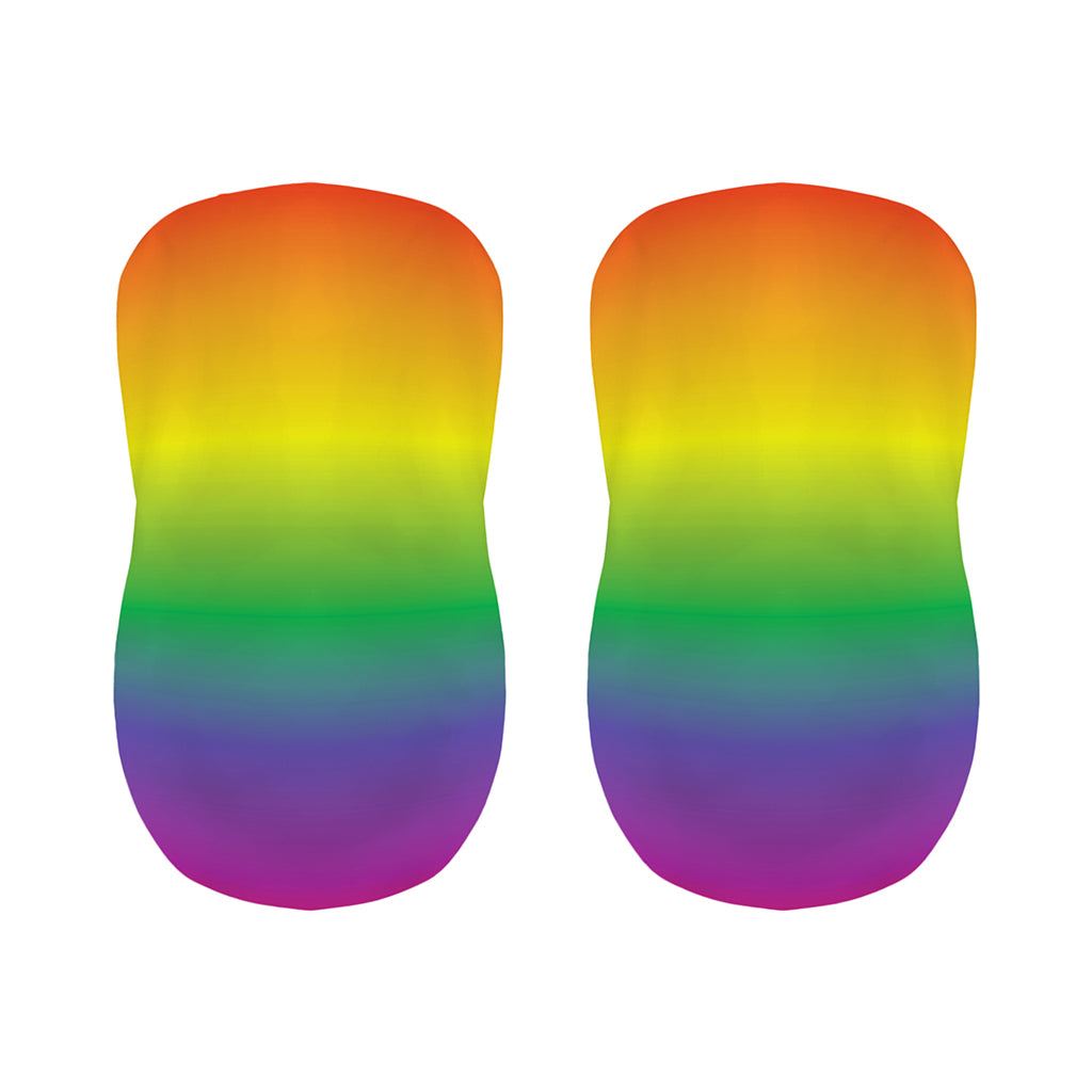 LGBT Pride Rainbow Gradient Print Bar Stool Covers