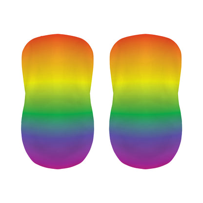 LGBT Pride Rainbow Gradient Print Bar Stool Covers