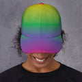 LGBT Pride Rainbow Gradient Print Baseball Cap
