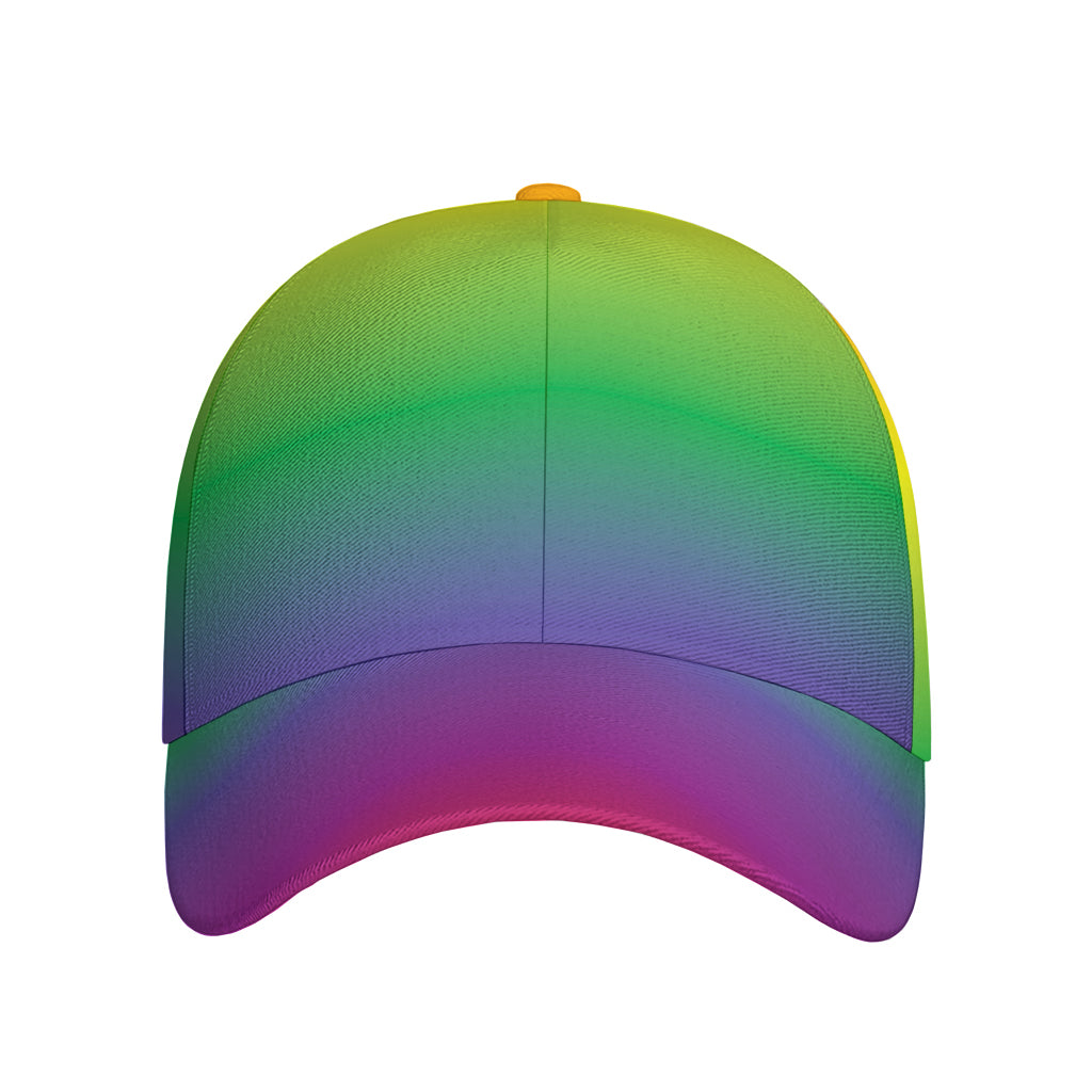 LGBT Pride Rainbow Gradient Print Baseball Cap