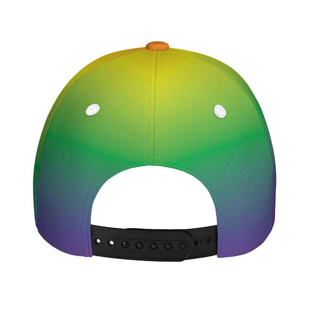 LGBT Pride Rainbow Gradient Print Baseball Cap