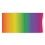 LGBT Pride Rainbow Gradient Print Beach Towel