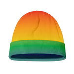 LGBT Pride Rainbow Gradient Print Beanie