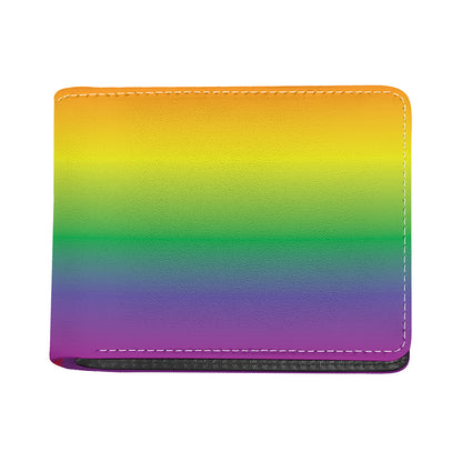 LGBT Pride Rainbow Gradient Print Bifold Wallet