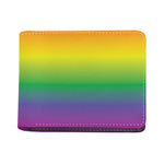 LGBT Pride Rainbow Gradient Print Bifold Wallet