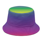 LGBT Pride Rainbow Gradient Print Bucket Hat