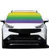 LGBT Pride Rainbow Gradient Print Car Windshield Snow Cover