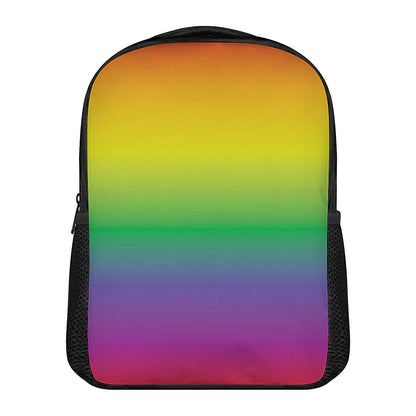 LGBT Pride Rainbow Gradient Print Casual Backpack