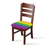LGBT Pride Rainbow Gradient Print Chair Cushion Cover