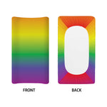 LGBT Pride Rainbow Gradient Print Changing Pad Cover