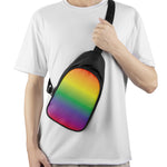 LGBT Pride Rainbow Gradient Print Chest Bag