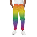 LGBT Pride Rainbow Gradient Print Cotton Sweatpants